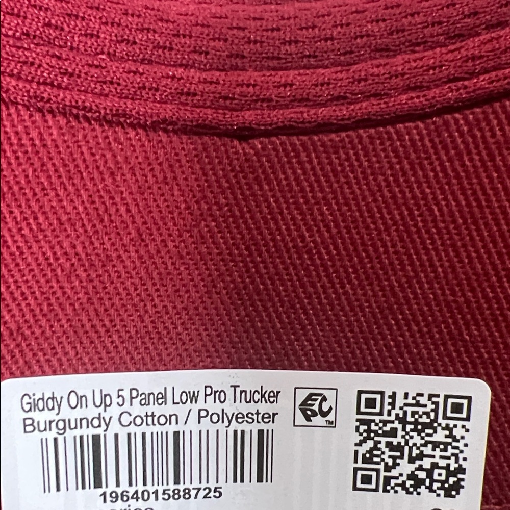 Tecovas | Burgundy “Giddy On Up” Trucker Hat - Picture 10 of 10